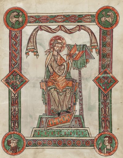 San Gregorio come autore, 1181-1200 da German School