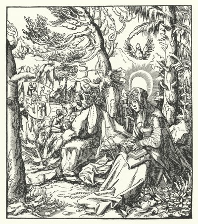 Santa Ida di Lorena (c1040-1113) da German School