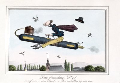 Volo a vapore, 1829-45 da German School
