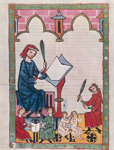 Studenti in un monastero, dal 