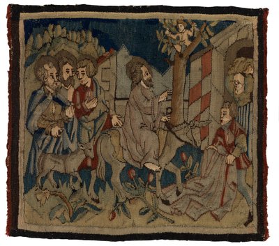 Pannello di arazzo con scene della Passione da un antependium, dall