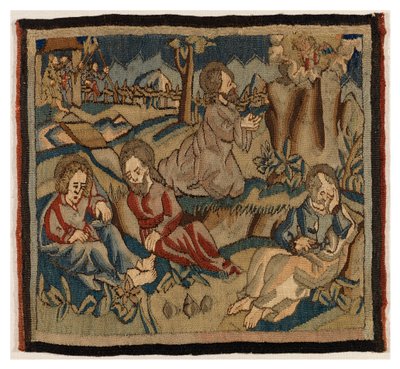 Pannello di arazzo con scene della Passione da un antependium, dall