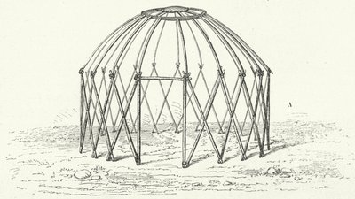Struttura della tenda tartara da German School