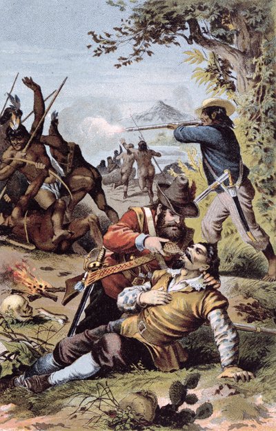 Le avventure di Robinson Crusoe, fine XIX secolo da German School