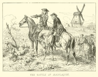La battaglia di Malplaquet da German School