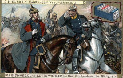 La battaglia di Sadowa (nota anche come Königgrätz, 3 luglio) da German School