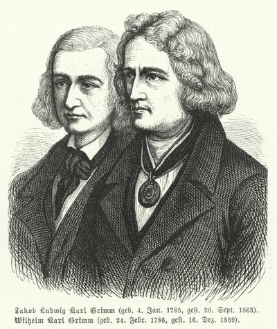 I fratelli Grimm, autori tedeschi e collezionisti di folklore da German School