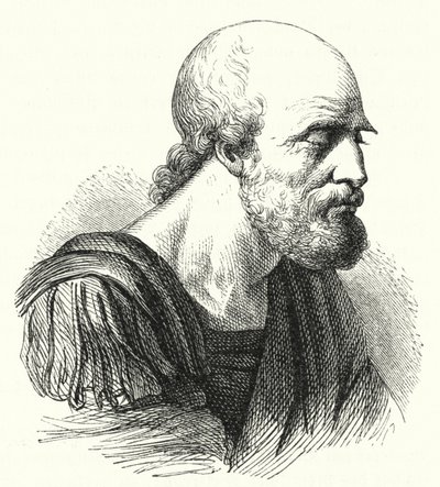 Il generale bizantino Belisario da vecchio da German School