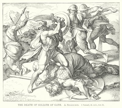 La morte di Golia di Gat da German School