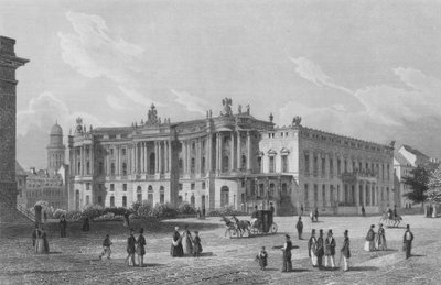 La biblioteca e il palazzo dei principi di Prussia, Berlino da German School
