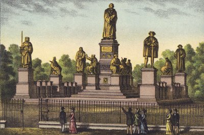 Il monumento di Lutero a Worms da German School