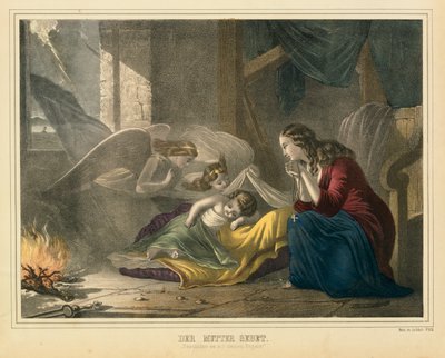 La preghiera delle madri, c.1850 da German School