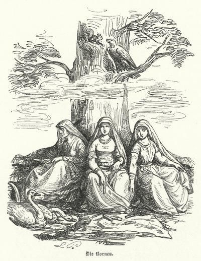 Le Norne, esseri femminili della mitologia norrena da German School