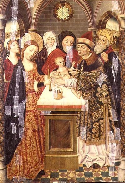 La Presentazione al Tempio, c.1480 da German School