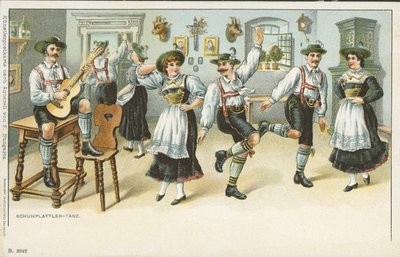 La danza Schuhplattler da German School