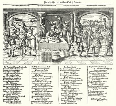 Il riscossore delle tasse (incisione) da German School