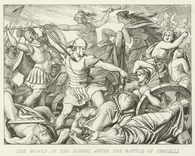 La donna dei Cimbri dopo la battaglia di Vercelli da German School