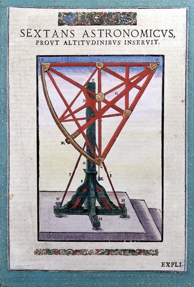 Il sestante astronomico in 