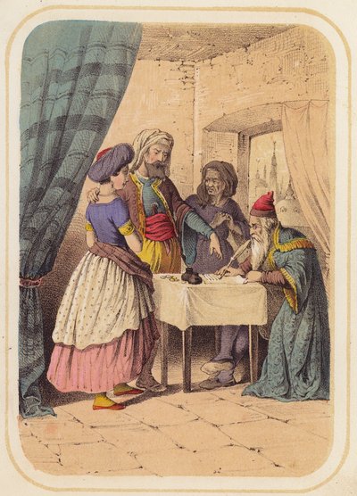 Il bandito, Albondokani, in una scena da Le mille e una notte da German School