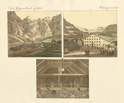 Il bagno di Leuker nel Canton Vallese da German School