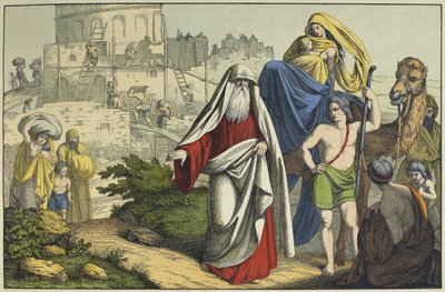 La costruzione della Torre di Babele, illustrazione da L