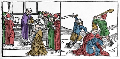 Il martirio di San Fabiano, Papa torturato e decapitato sotto il regno dell