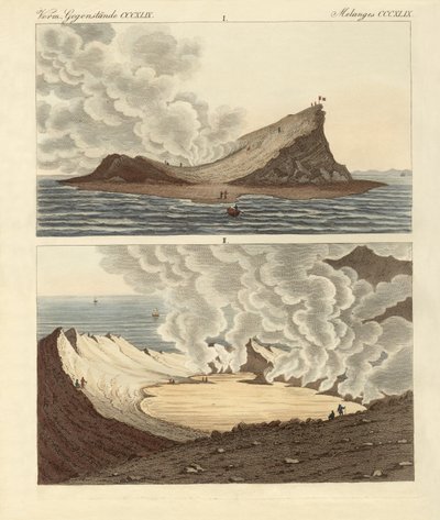 La nuova isola vulcanica nel Mar Mediterraneo, due mesi dopo da German School