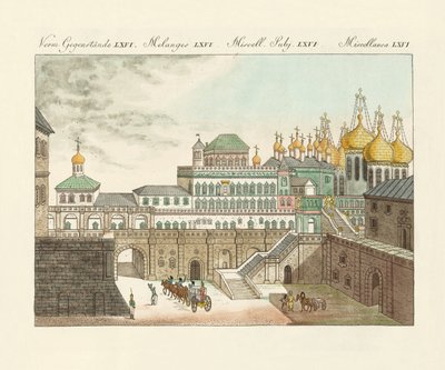 Il vecchio palazzo degli zar a Mosca da German School