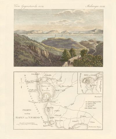 Il porto e la città di Navarino da German School