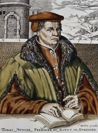 Thomas Müntzer, c.1600 da German School