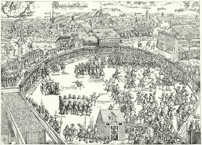 Torneo a Zwickau, agosto 1573 da German School