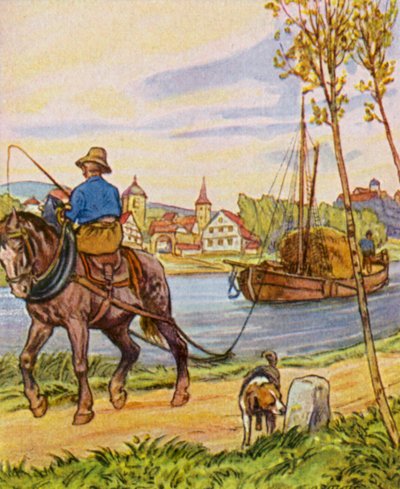 Treidelschiff da German School
