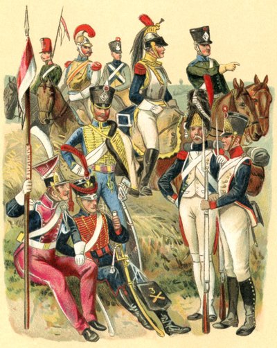 Uniformi delle truppe francesi al tempo di Napoleone I, da 