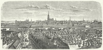 Vienna a metà del XVII secolo da German School