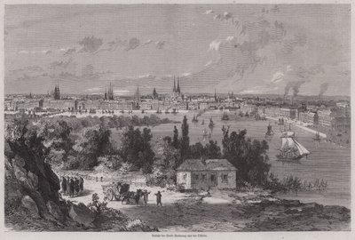 Veduta di Bordeaux, Francia da German School