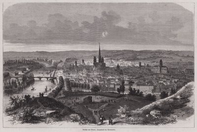Veduta di Rouen, Normandia, Francia da German School