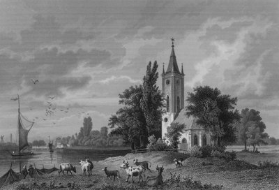 Veduta di Stralau, Berlino da German School