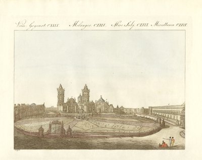 Vista della Grand Plaza di Città del Messico in America da German School