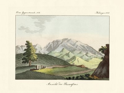 Vista del Parnaso in Grecia da German School