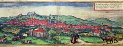 Veduta della città di Burgos, dall