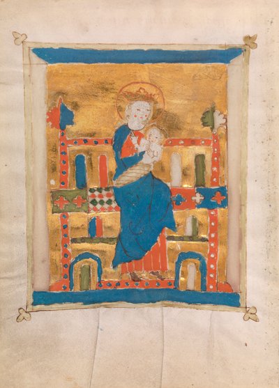 Vergine e Bambino, 1400 da German School
