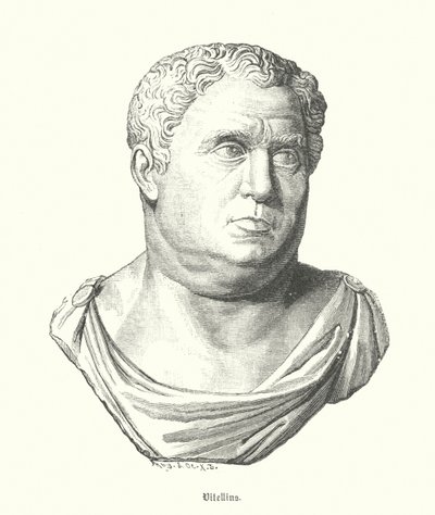 Vitellio, imperatore romano (incisione) da German School