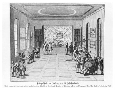 Scuola di guerra, illustrazione da 