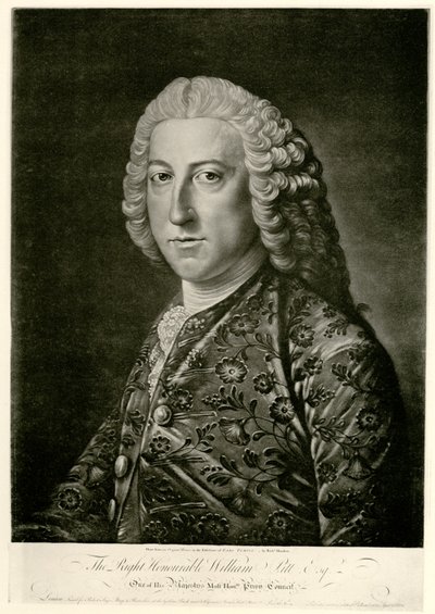 William Pitt il Vecchio da German School