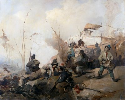 Bivacco di soldati nell