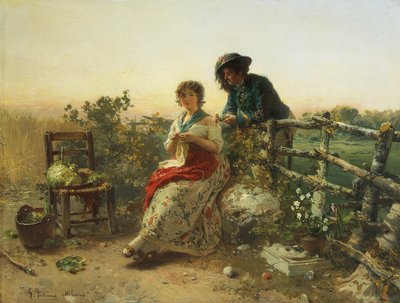 In tempo di pace, di Gerolamo Induno, circa 1880 da Gerolamo Induno
