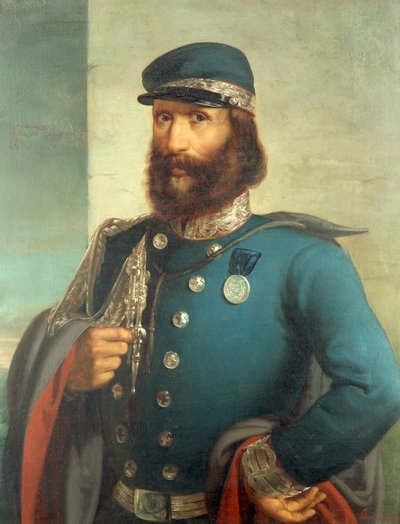 Ritratto di Giuseppe Garibaldi, di Gerolamo Induno da Gerolamo Induno
