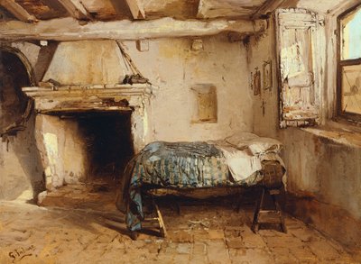 Interno rustico da Gerolamo Induno