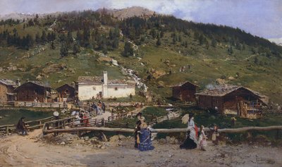 Santa Caterina in Valfurva da Gerolamo Induno