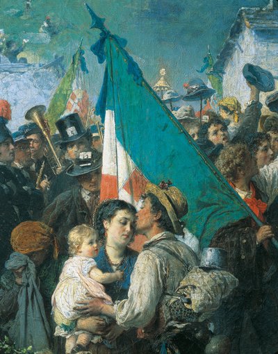 La Partenza dei Coscritti del 1866 da Gerolamo Induno